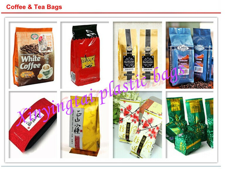 Fashional low price cocoa bean pouch/aluminum foil oat bags