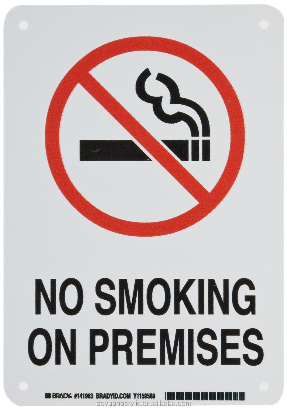 no smoking acrylic sign board for occasions sidplayer