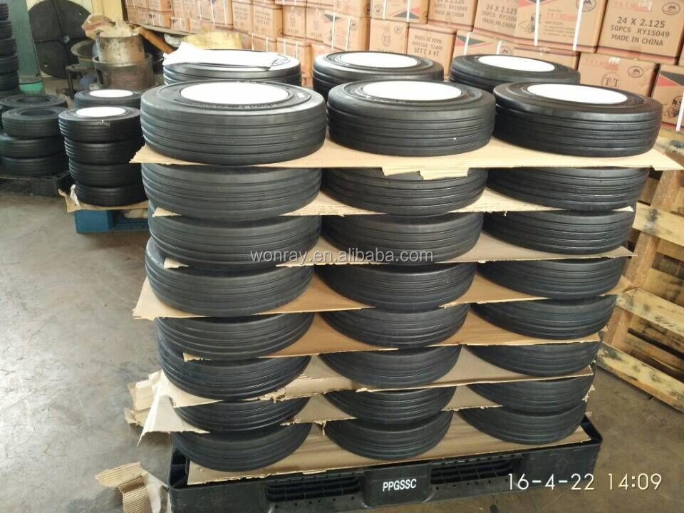 airport ground support equipment 4.00-8 solid tire