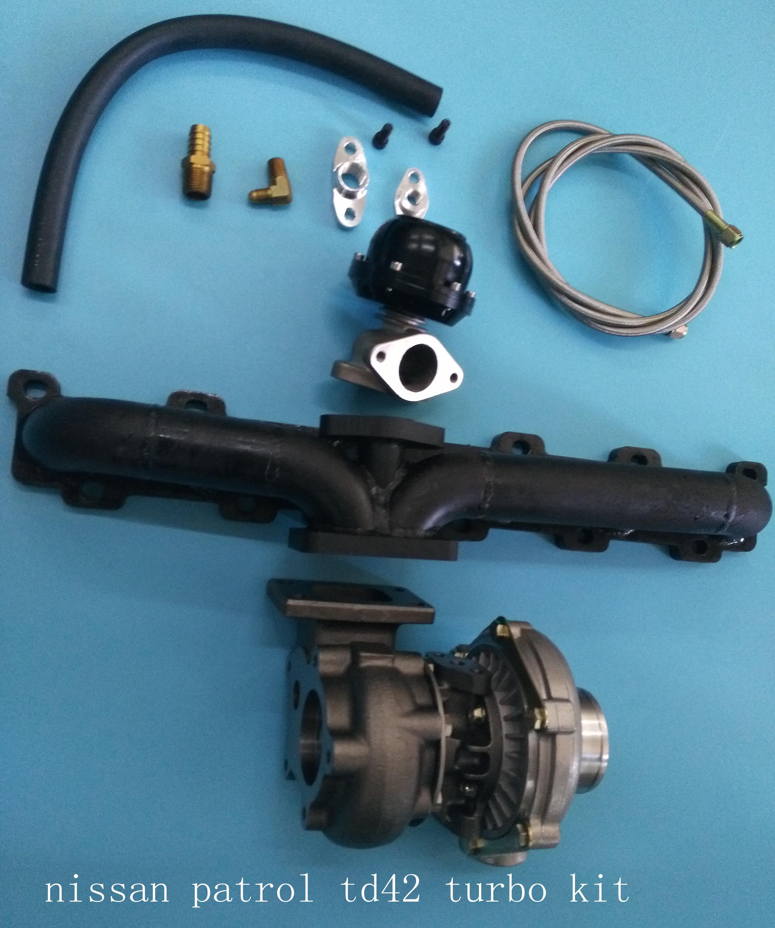 for nissan patrol td42 turbo kit turbo manifold wastegate, View for