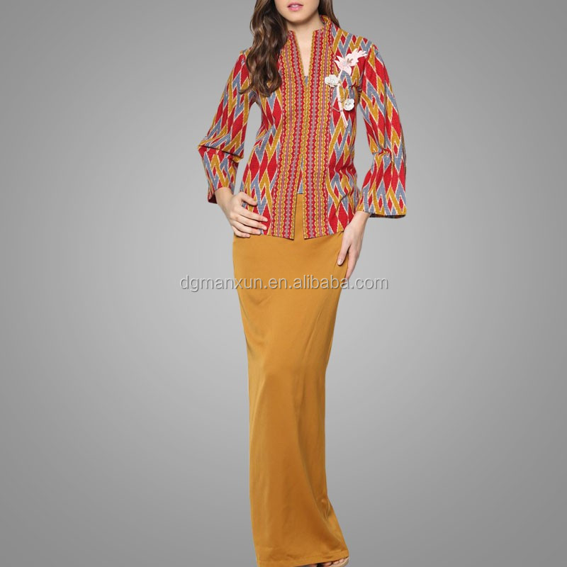New design dubai abaya 2016 high quality malaysia baju kurung modern
