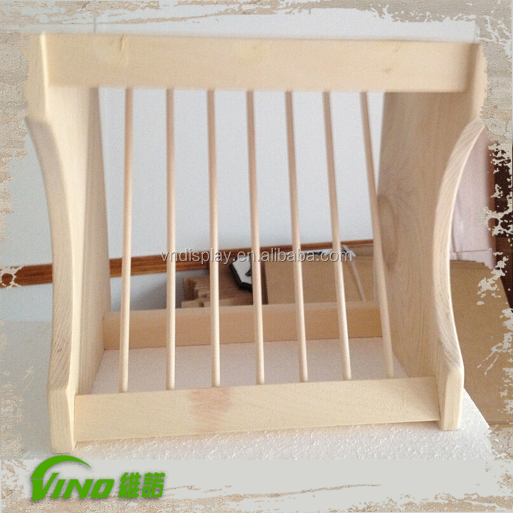 Küche holz arbeitsplatte display regal für platten stehen racks ... Regal küche holz