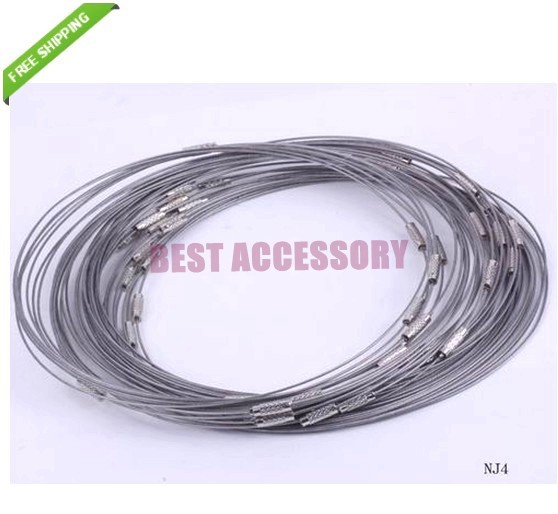 conew_memory wire cord necklace choker0038
