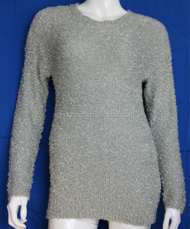 ラウンドネックプルオーバー冬の女性のセーター問屋・仕入れ・卸・卸売り