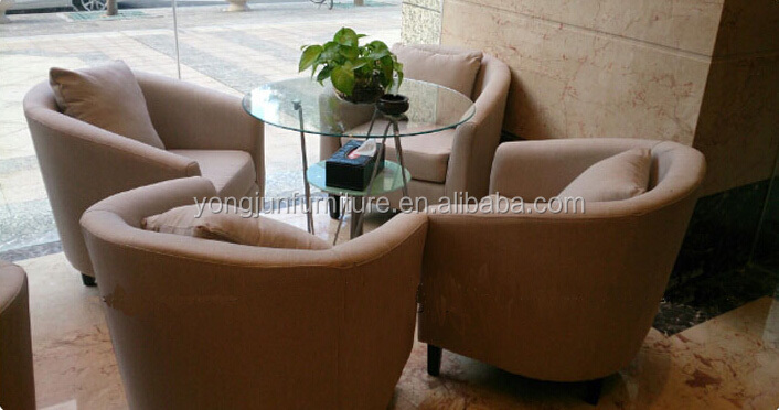 安いソファチェアモダンなリビングルーム/フェア/柔らかい快適なヨーロッパのホテルの浴槽の椅子/yj-074仕入れ・メーカー・工場