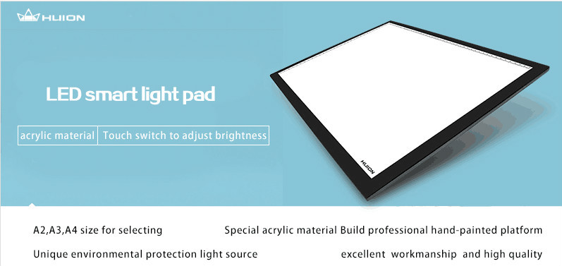 Huion LA3 LED Light A3 size Drawing Pad