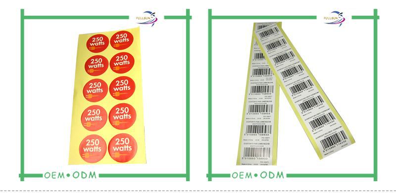 self adheisve paper label printing