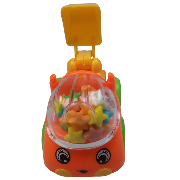 Funny children toy plastic pull back candy truck