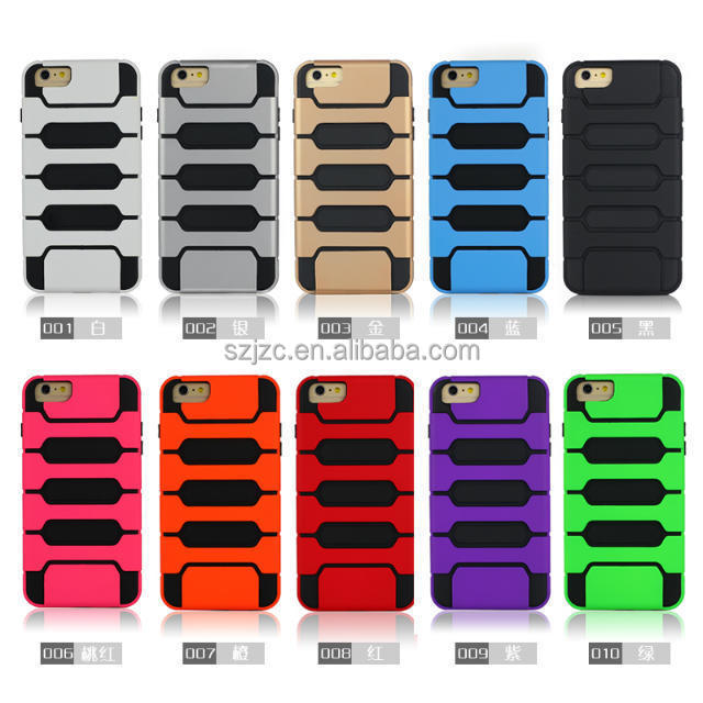 卸売高品質tpuのpcのiphoneケースのための携帯電話カバー、 iphone用6付きアクセサリータンクの設計問屋・仕入れ・卸・卸売り