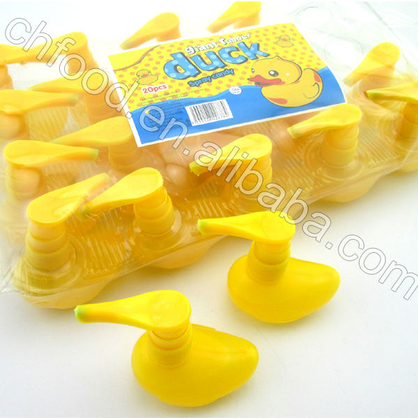 Duck Shape Spray Liquid/Duck Cartoon Liquid Spray Candy