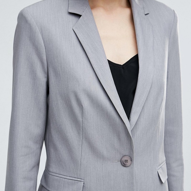 Ecoach 2016 High Quality Women One Button Closure Skinny Tailored