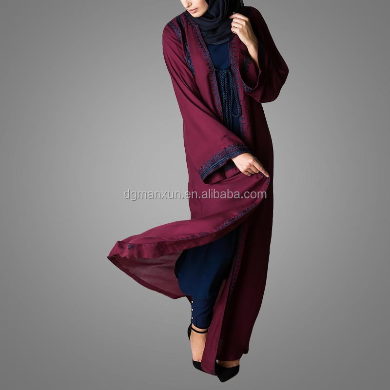 New Burqa Designs In Dubai Photo Long Kimono For Women Tudung Maxi Dress Of Dubai (4).jpg