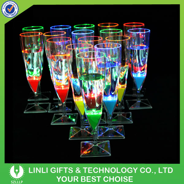 LED Flashing Light Up Champagne Cup