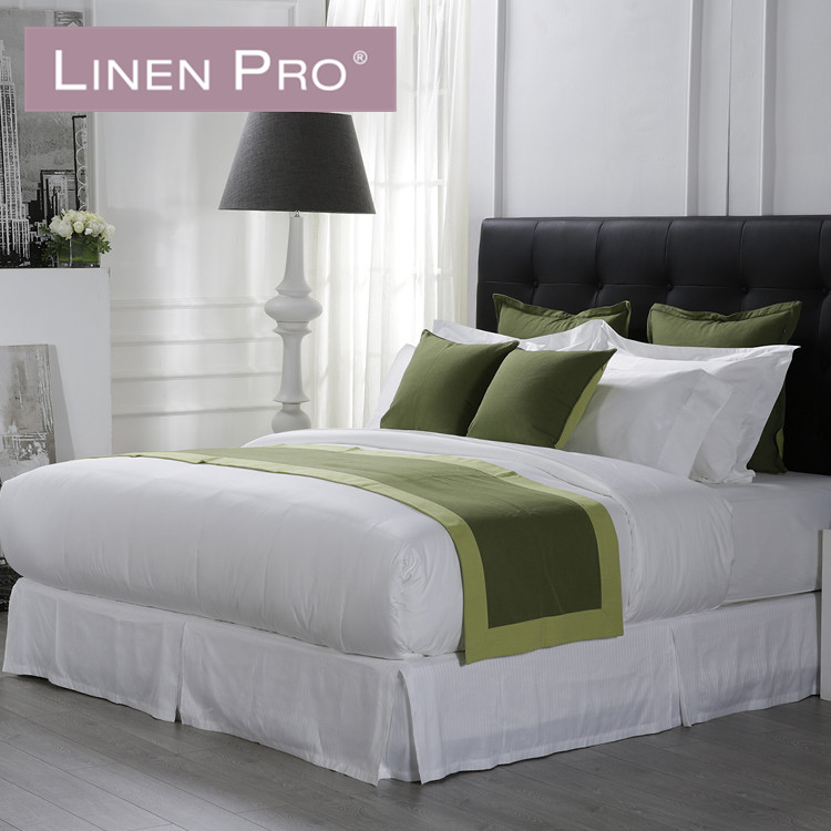 Italian Polyester Cotton Simple Pattern T C Hotel Bed Collection