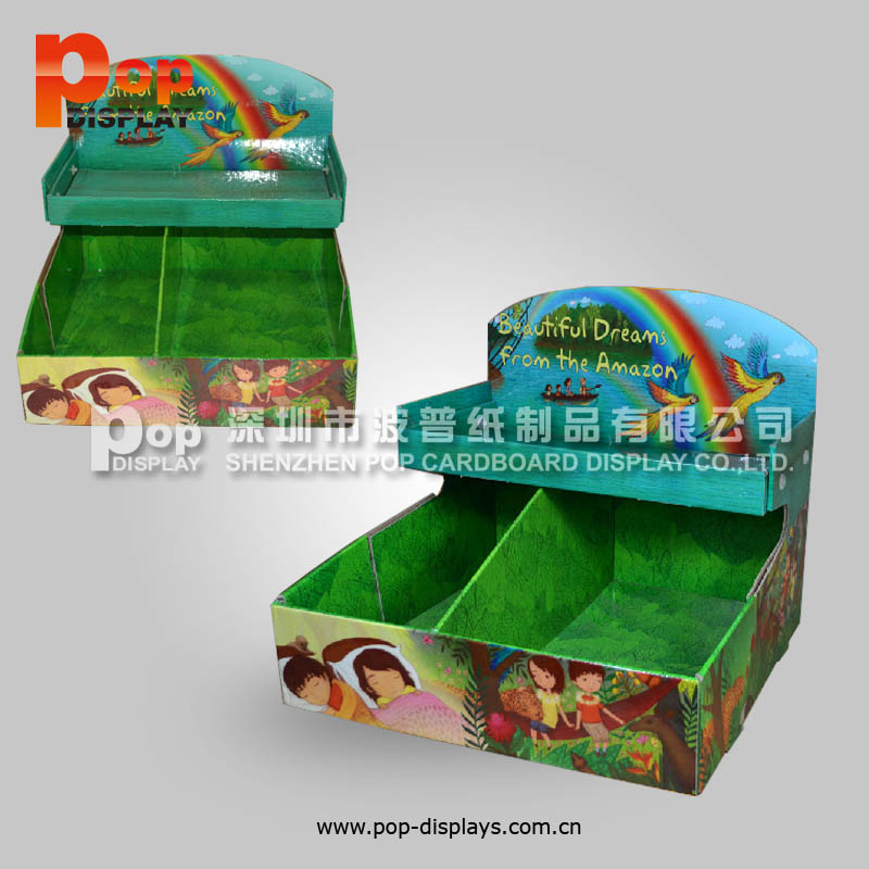 marshmallow cardboard box stand for display