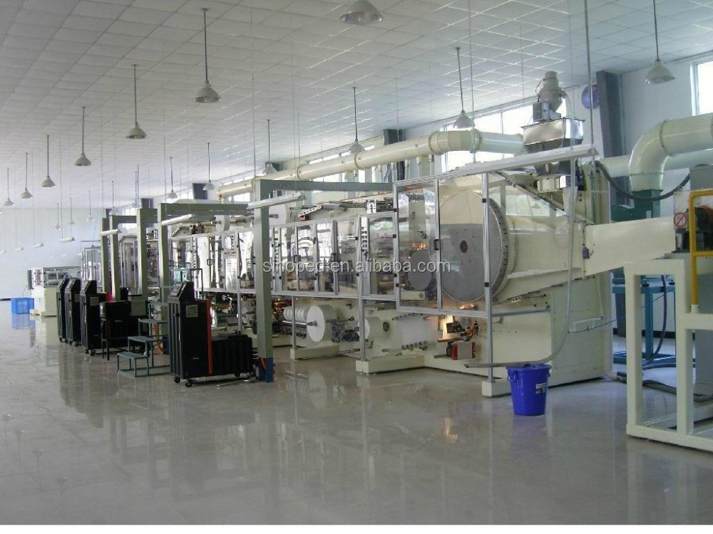 中国工場自動フル サーボ赤ちゃん おむつ生産ライン (200 ピース毎分)仕入れ・メーカー・工場