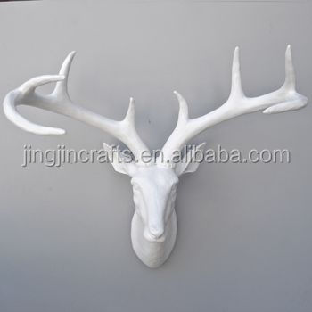 樹脂動物の頭壁マウント狼樹脂壁の動物の頭部の彫刻仕入れ・メーカー・工場
