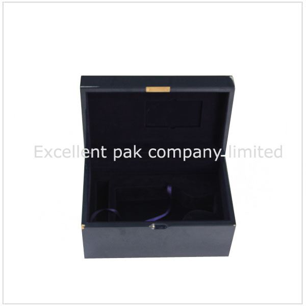 Fashion Luxury Fancy Paper Red Wine Box