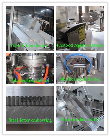 tooth paste ointment pipe filling sealing making machine