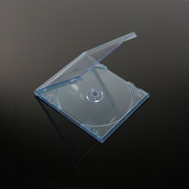 High Quality Plastic Blank Cd Case Blue Case With Tray Buy Cd Case,Cd