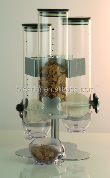 2016最新ホテルビュッフェ食品機器/ダブル穀物ディスペンサー、 プラスチックトリプル穀物ディスペンサー仕入れ・メーカー・工場