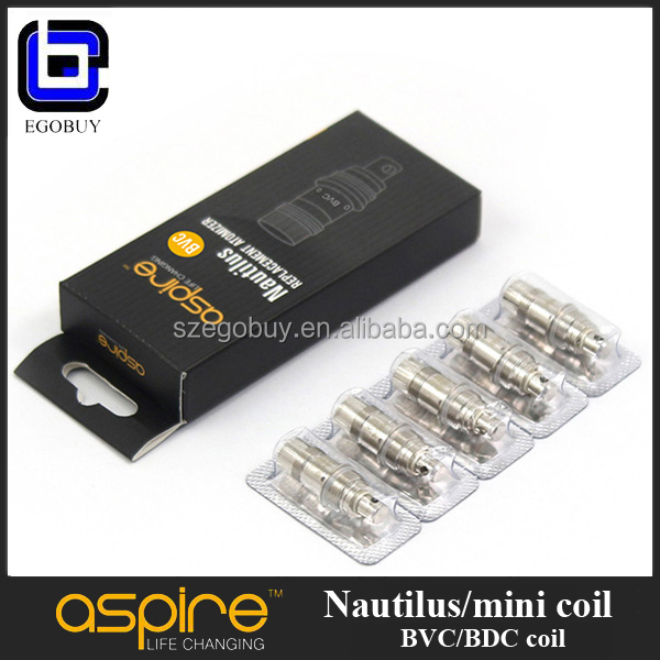 Upgrade Aspire nautilus replacement tank mini aspire nautilus atomizer with nautilus aspire BVC coil