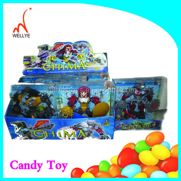 2014cheap robot toy for candy toy