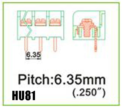 プラスチック製のバリアhu811cスイッチングモード電源で使用されるバリアターミナルブロック仕入れ・メーカー・工場