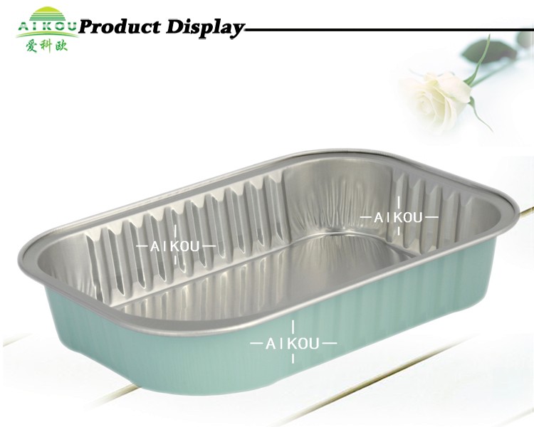 With Clear Plastic Lid Baking Cup Oven Safe Disposable Foil Bakeware