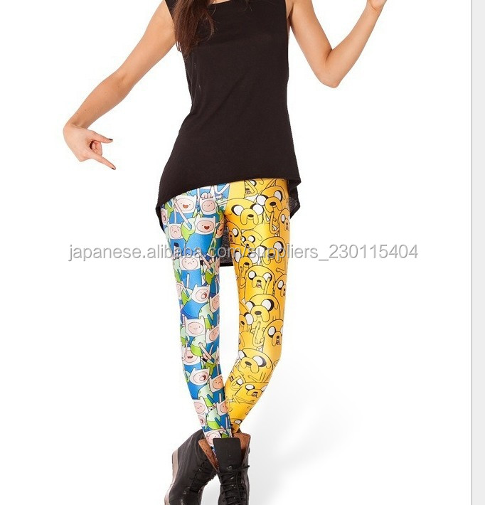 プリント柄 レギンス パンツ leggings レギング レディース 大米風問屋・仕入れ・卸・卸売り