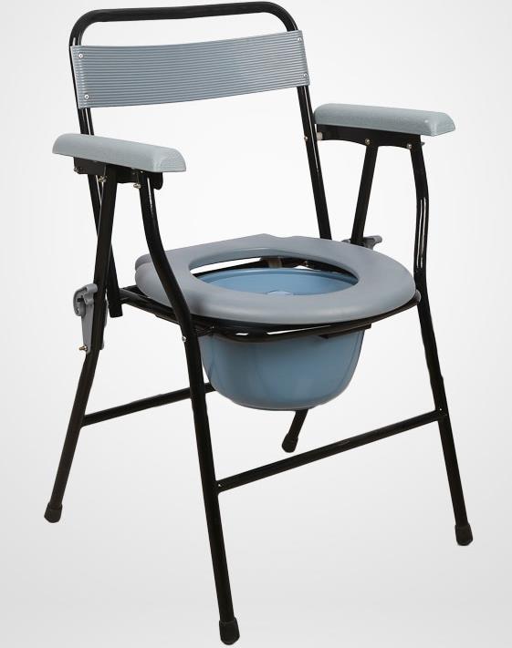 Hospital And Home Used Adjustable Steel Disabled Commode Patient Toilet