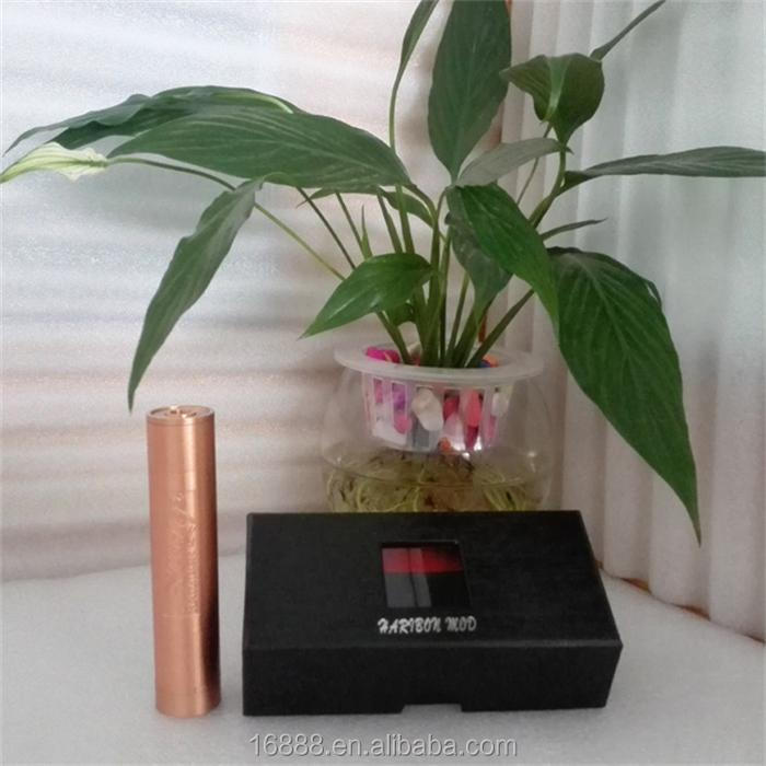 Newest e cig mod haribon mod red copper and SS color fit 18350 18500 18650 battery 510 screw thread made in china for 2014.