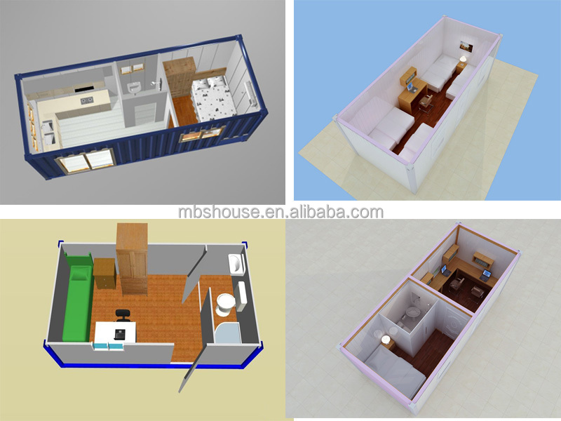 China 20ft Luxury Prefab Shipping Container Homes for Sale Prices with