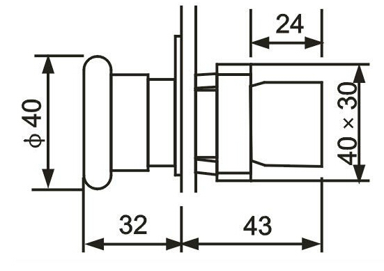 Xb2-bc61、 青防水22mm1no電気回路のキノコの非常押しボタンスイッチを停止仕入れ・メーカー・工場