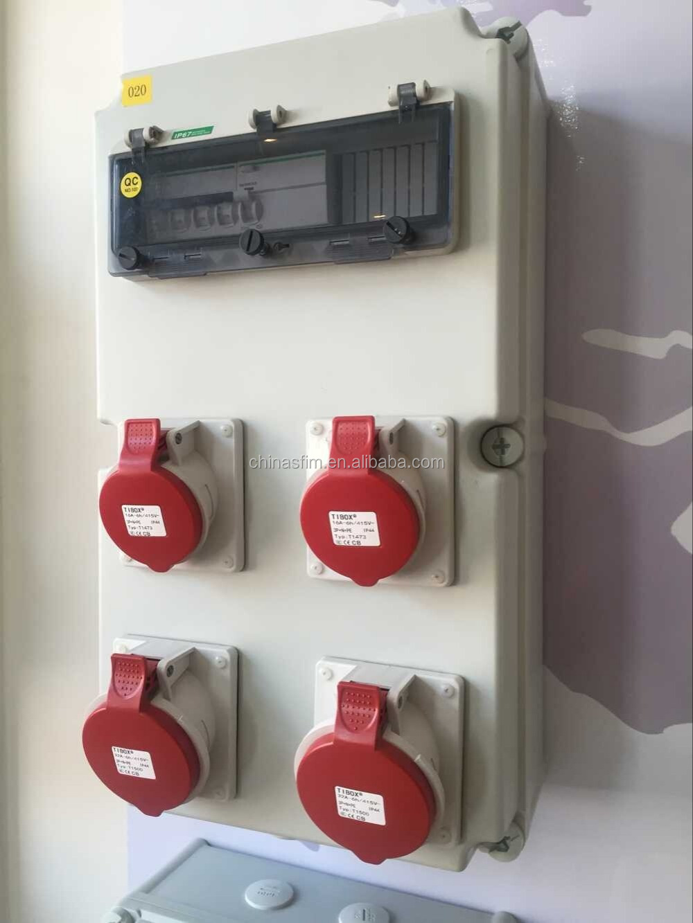 Tibox Plastic Waterproof Distribution Box Combined Ip67