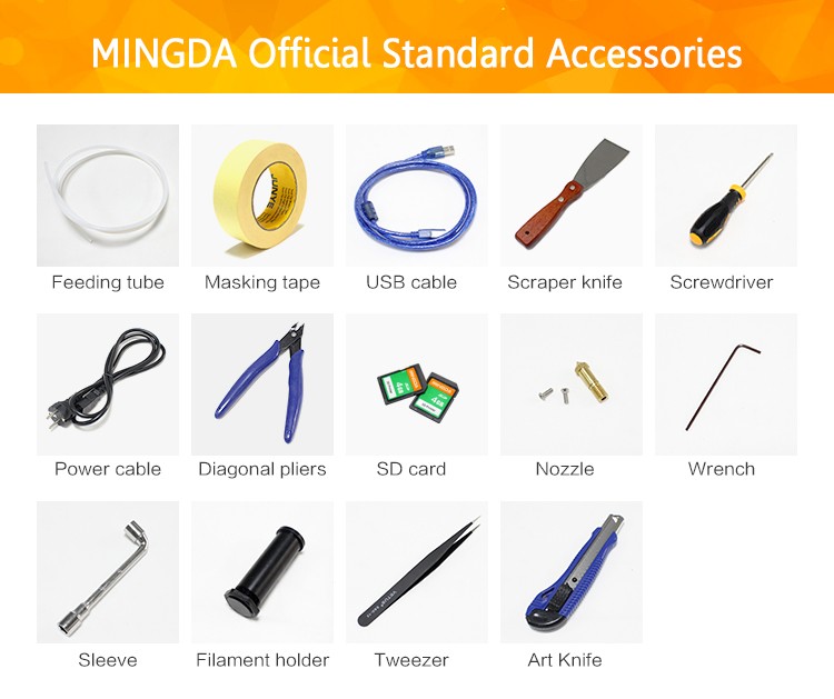 大工業3dプリンタ、mingda fdm 3d印刷で高精度、プリンタ3 d用販売仕入れ・メーカー・工場