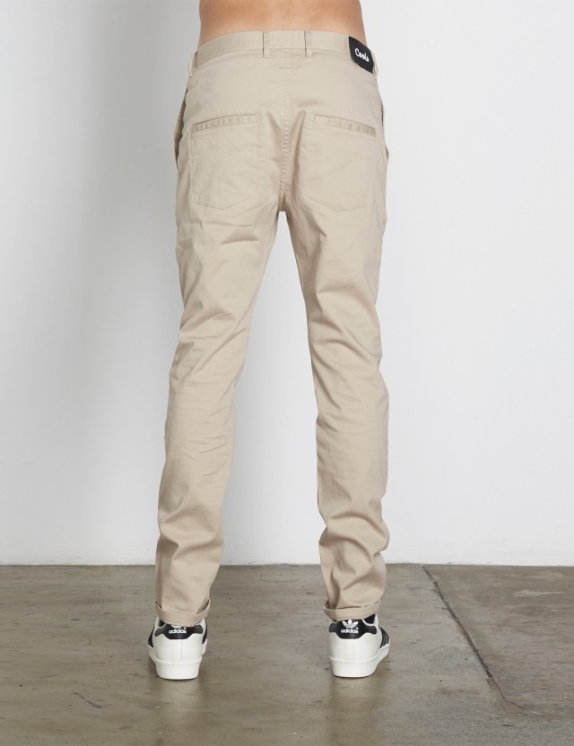 スリムフィットのファッションベージュフォーマル男性のためのエレガントなズボン仕入れ・メーカー・工場
