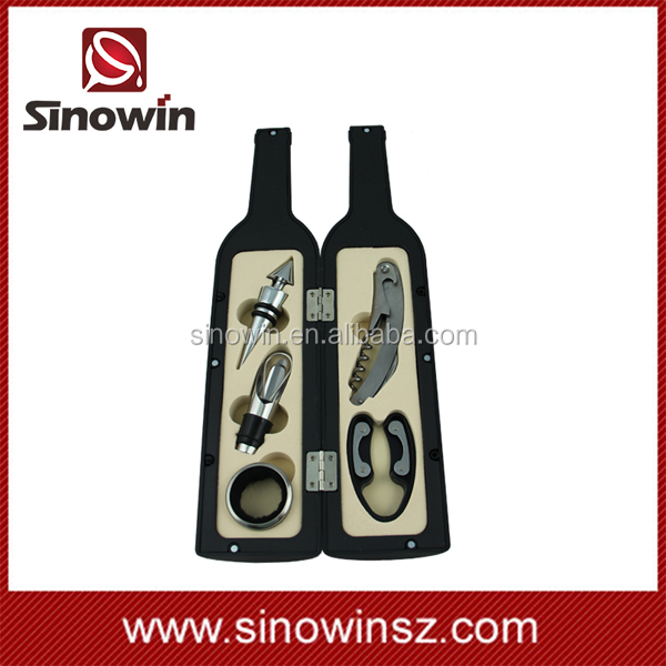 プロモーションボトル2014年ロゴがプリントさの形状のワインセット問屋・仕入れ・卸・卸売り