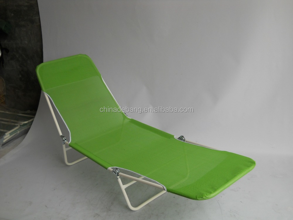 folding beach lounge -- sun bed