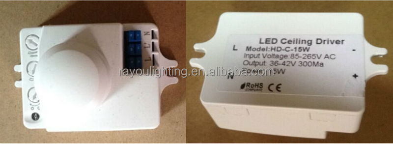 Sensor mounted ceiling