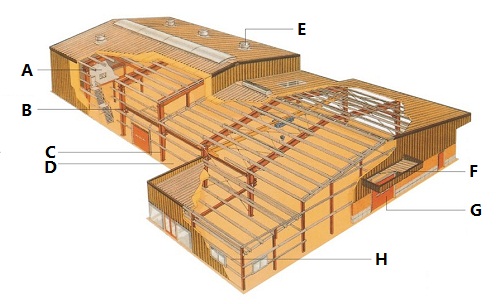 Steel Structure Construction Building For Workshop Warehouse Factory 