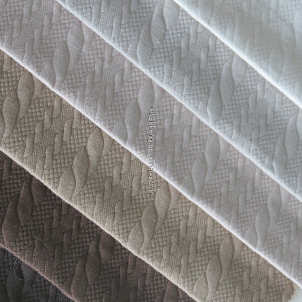 layer,邦邦layer wholesale geometric design jacquard spandex polyester air layer