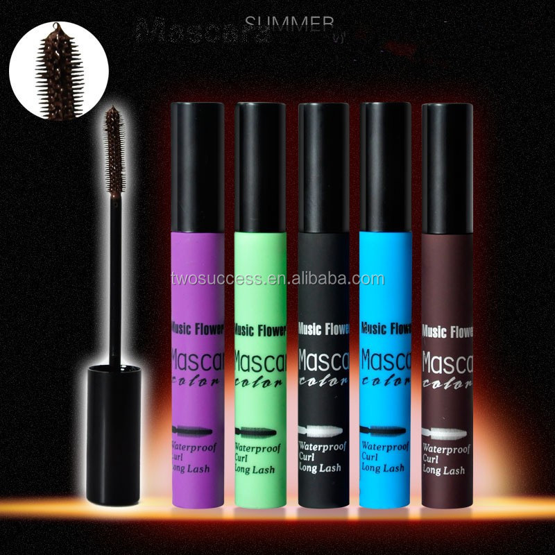 5 colors Makeup Water proof Leopard Mascara