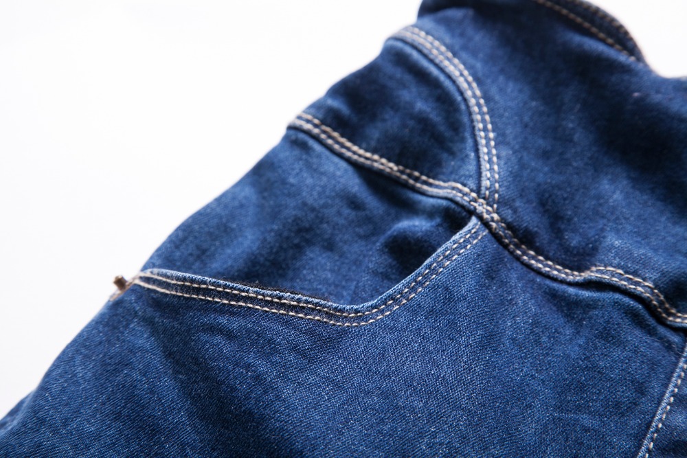 ブティックの子供服はリメイクトレンディな幼児の女の子のデニム綿im-bp050秋用フリルパンツ仕入れ・メーカー・工場