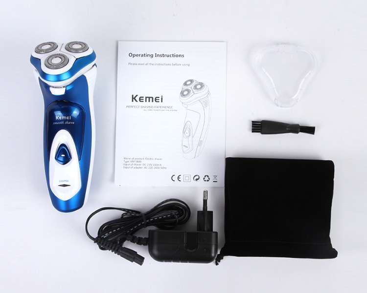 熱い販売の2015kemeikm-5880razo3を備えた男性用の電気シェーバーブレードプロのフルボディウォッシャブルウェット・dyr 問屋・仕入れ・卸・卸売り