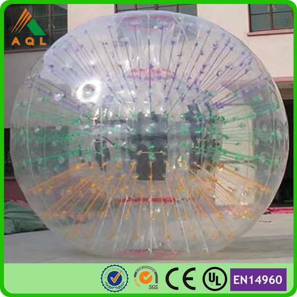 2014 newest toy game inflatable zorb ball rental, football inflatable body zorb ball for sale