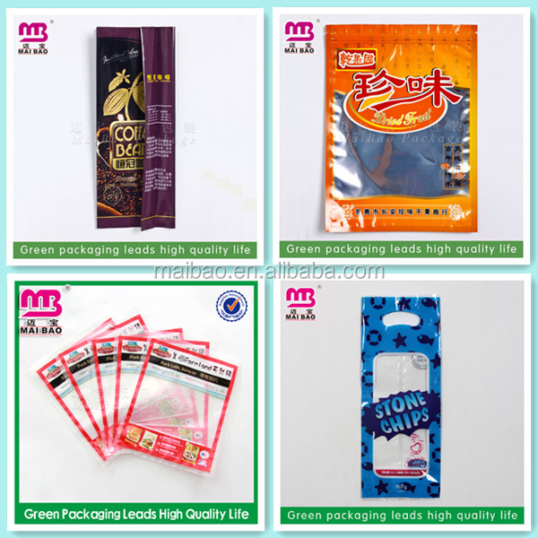 deep-processing food grade oppcpp marshmallow bag with celar window
