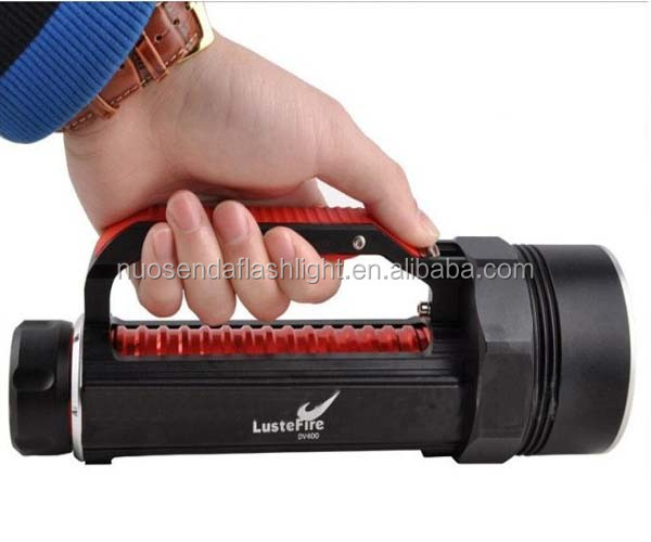 Lustfiredv4004xcreexm-l24800無電極ledダイビング懐中電灯ルーメンマグネトロン( 2x26650)問屋・仕入れ・卸・卸売り