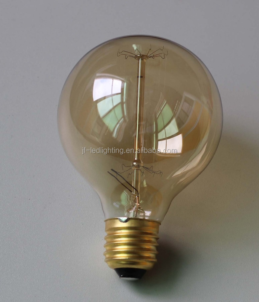 st38/st14 e27 vintage edison light bulb yellow decoration