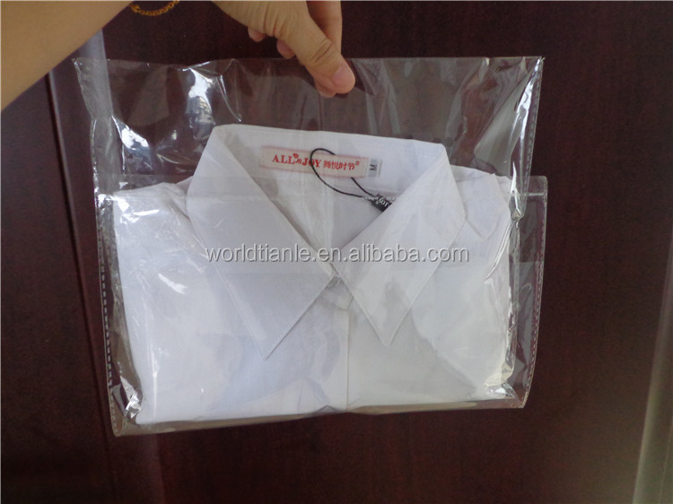 Opp Plastic Garment Bag,Tshirt Clear Cheap Garment Opp Bags Packaging
